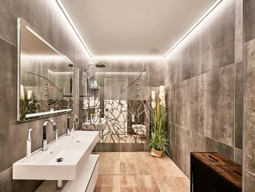 spanndecke_beige_badezimmer_led_lines_indirektes_licht