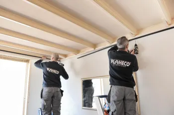 Hoe wordt een Plameco Spanplafond gemaakt?