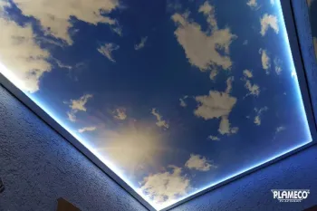 Spanndecke mit Himmel: einige Beispiele