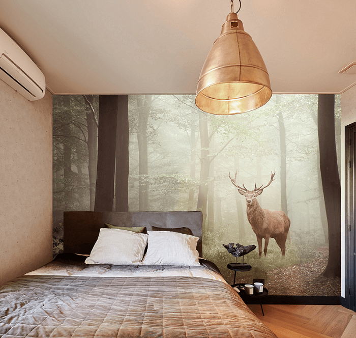 Plameco spanplafond: slaapkamer, fotobehang, wandprint