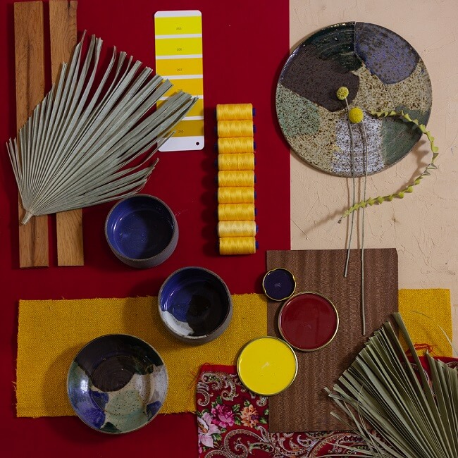 Moodboard interieurstijl ecletisch mix&match